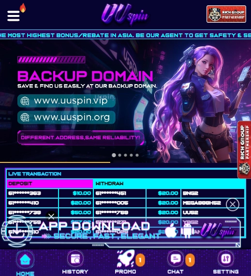 UUspin Casino